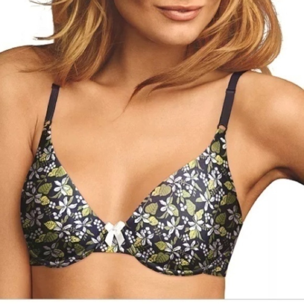 Maidenform Bra NEW Underwire Flowers Adjustable Straps 34B NWT